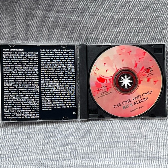 The One And Only 80s Album Audio CD Music Album - Picture 3 of 8